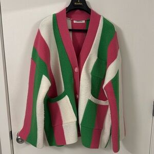 Tri-color sweater